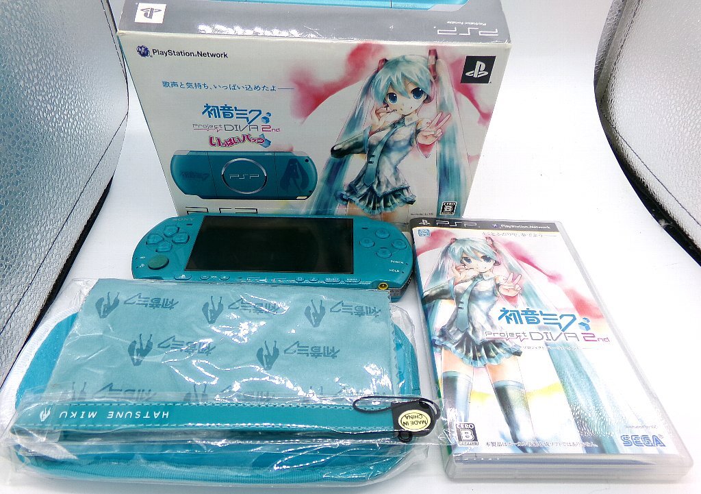 PSP 本体 初音ミク いっぱいパック PSP-3000XZG ジャンク品 PSP 本体 初音ミク いっぱいパック PSP-3000XZG ジャンク品