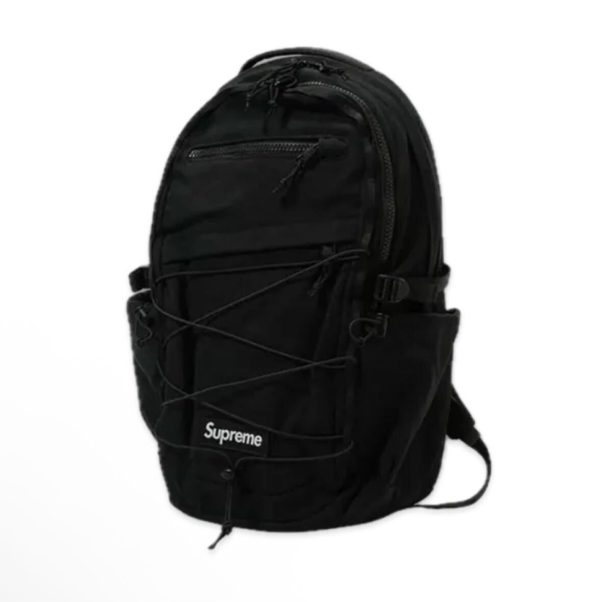 【極美品】　Supreme ブラック リュック・バックパック Supreme】 Leather Backpack Black - 24FW (Supreme/バック