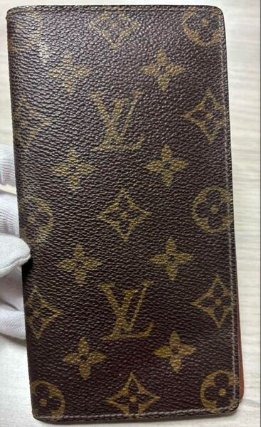 Louis Vuittonモノグラム ポルトシェキエカルトクレディ 長財布 お札入れ ルイヴィトン 正規品