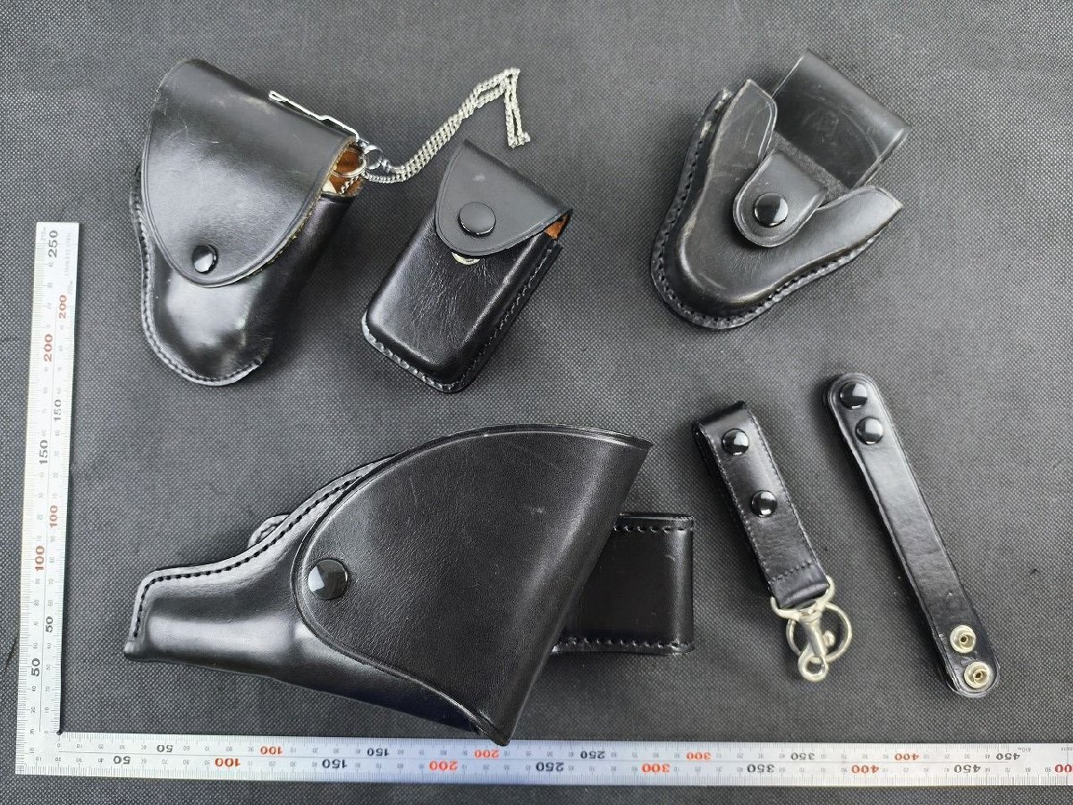 調整板付きホルスター　警察グッズ 楽天市場】2点セット 警察 ホルスター 本革製 J-Police Jポリス