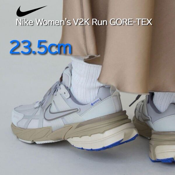 【送料無料】【新品】23.5㎝ Nike Women's V2K Run GORE-TEXナイキ ウィメンズ V2Kラン ゴアテックス ライトアイアンオール