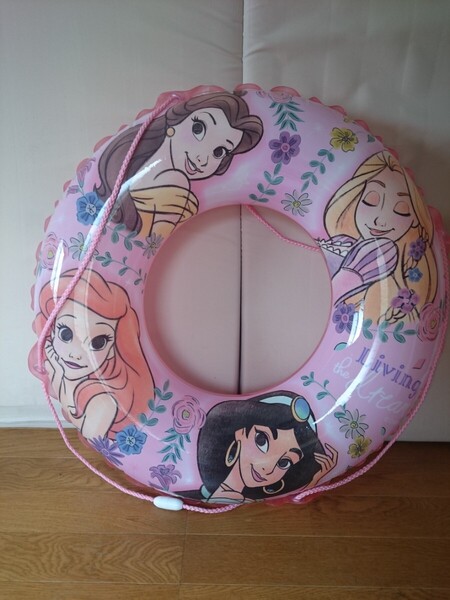 ディズニープリンセス 浮き輪 70cm ピンク 女児用 空ビ うきわ