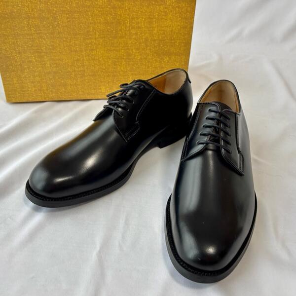 <未使用!!>■REGAL リーガル プレーントゥ シューズ レザー ビジネス フォーマル 定番の一足 ブラック 24.5cm 管:2507008