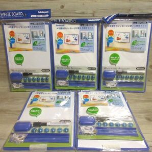 5枚セット★ホワイトボード/ナカバヤシ 220×330mm 家 各部屋 店舗 オフィス 会社 学校 施設 イベント 伝言 メモ メニュー WBP-3322 ②