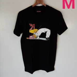 ファストフード抗争 バックドロップ ドナド カーネ オモシロTシャツ(M)E03