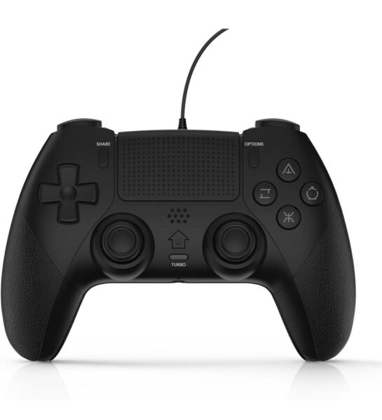 PS4コントローラー マクロ機能 ps4コントローラー 有線 TURBO連射 ピンホールリセット機能 高耐久ボタン
