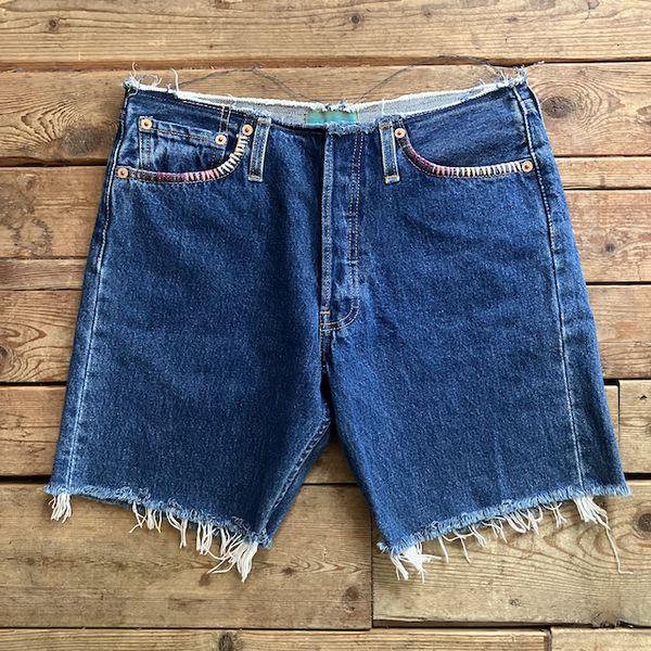 美品 メキシコ製 リーバイス Levi's 501 デニム ショートパンツ