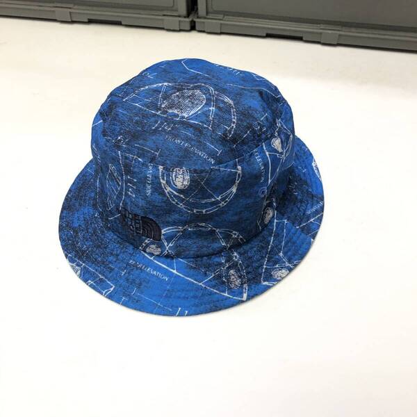 ノースフェイス 帽子 THE NORTH FACE キッズ バケットハット HAT ブルー NNJ01512 キッズMサイズ