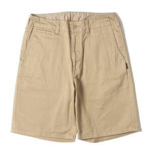 【美品】NEIGHBORHOOD ネイバーフッド パンツ サイズ:S / 24SS コットンツイル ワークショーツ (CLASSIC CHINO SHORT) / ベージュ