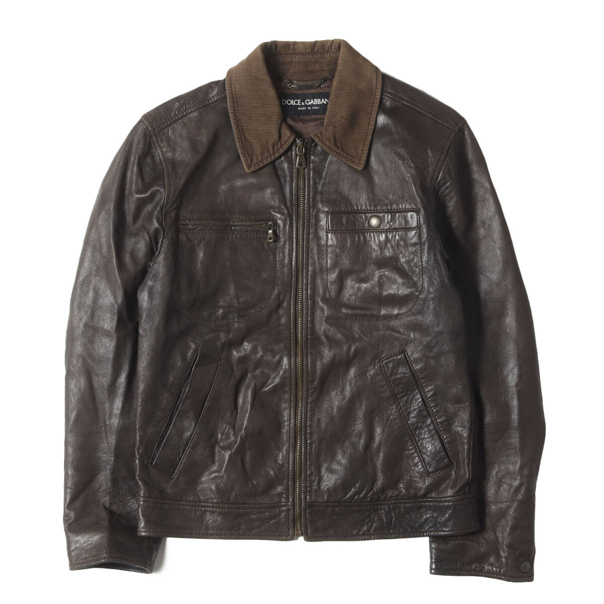 DOLCE&GABBANA ジャケット 茶 2007525Y0084 2025年最新】Yahoo!オークション -「dolce&gabbana レザー