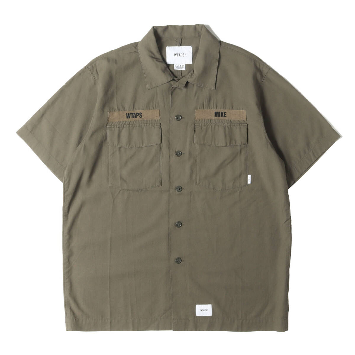 未使用級　WTAPS ダブルタップス 21AW BUDS ミリタリー シャツ 美品】 WTAPS / ダブルタップス | BRDT-SHM04 BUDS LS