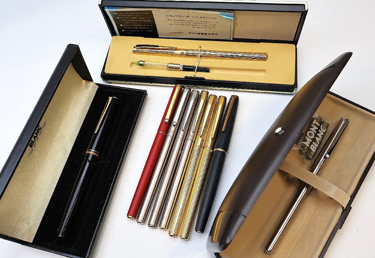 戸 モンブラン 14金（585）万年筆　ネーム入り MONTBLANC（筆記具、時計） 万年筆 名入れ モンブラン 145 マイ