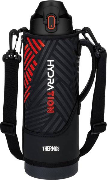 新品未開封 サーモス 真空断熱スポーツボトル 水筒 1.5L ブラック/オレンジ FJS-1500F BKOR