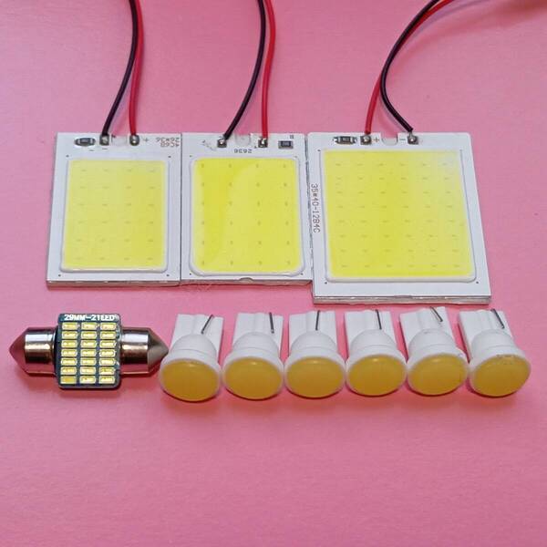 ANA10系 マークXジオ 超爆光! T10 LED ルームランプ 10個セット COB 全面発光 ホワイト トヨタ /c48/c24/c1/t28
