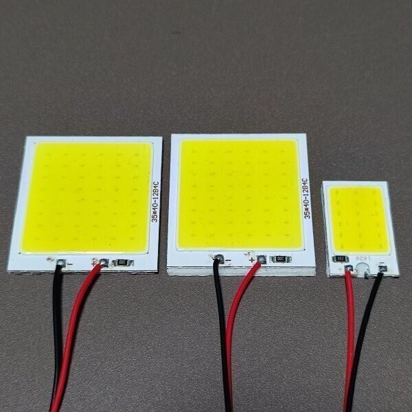 超爆光!MK53S スペーシアギア COB全面発光 パネルライト T10 LED ルームランプ 3個セット ホワイト スズキ /c48/c18