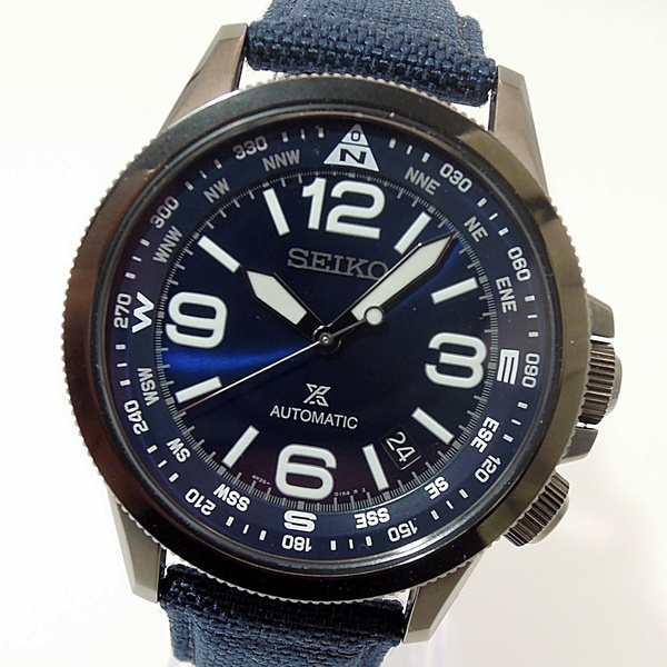 SS SEIKO セイコー プロスペックス SRPC31K1/4R35-02N0 3針デイト簡易方位計インナーベゼル付自動巻 《 即決・消費税無・送料込 》 箱・保