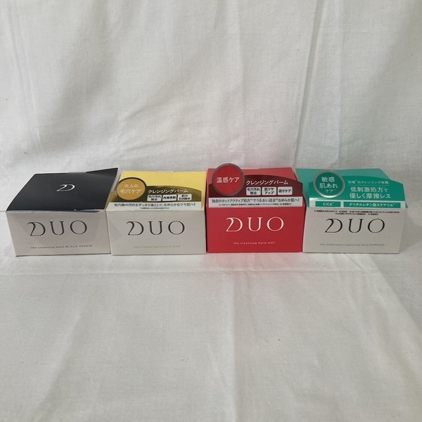 新品未開封 DUO デュオ ザ クレンジングバーム B 90g/クリア/ブラックリペア/ホットa ※4品セット (505-5)