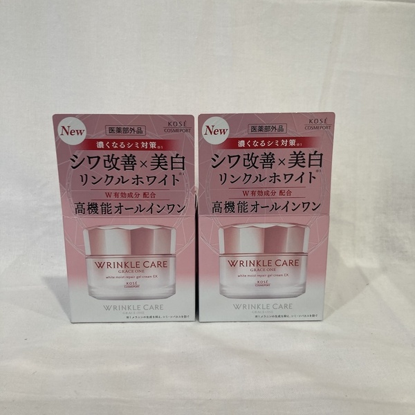 新品未開封 コーセー グレイスワン リンクルホワイトジェル 100g ※2品セット (505-8)