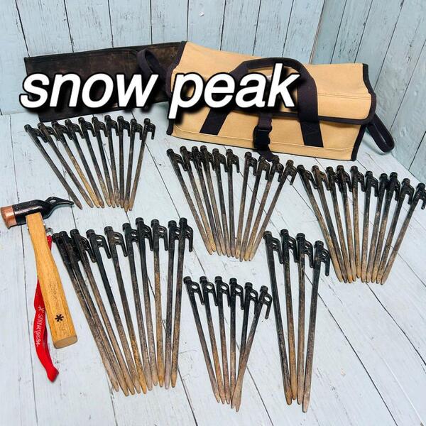 スノーピーク snow peak ソリッドステーク30 ペグハンマーpro.c マルチコンテナ ペグハンマーケース セット キャンプ テント