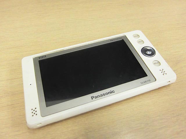 ✨️極美品✨️Panasonic ポータブルテレビ SV-ME750 ホワイト Yahoo!オークション -「sv-me750」の落札相場・落札価格