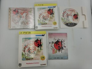 【BS89-01】【60サイズ】▲PS3 プレイステーション3/HDリマスター 大神 絶景版/ゲームソフト/カプコン/※割れ有