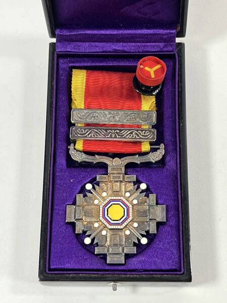 希少 勲七位柱国章 満洲国 大満州帝国 勲章 現状品