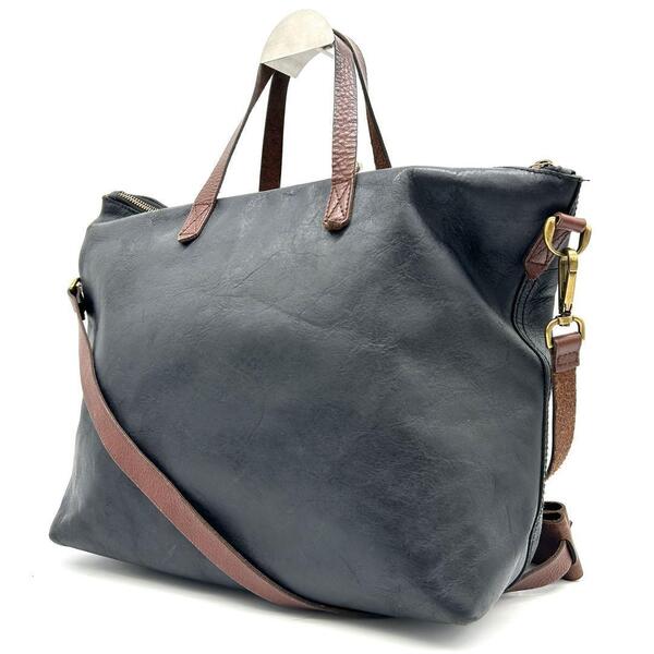madewell メイドウェル トートバッグ ショルダーバッグ 2way ハンドバッグ レザー 本革 黒 ブラック A4収納 肩掛け