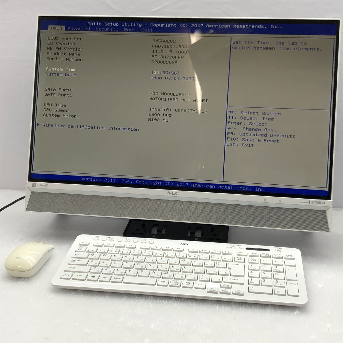 NEC DA770AR デスクトップPC ジャンク Yahoo!オークション -「nec 770 ジャンク」の落札相場・落札価格