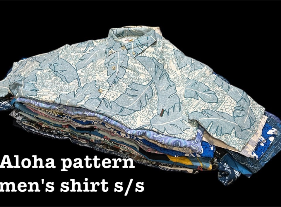 1円～売切★個性派★長袖 柄 シャツ 大量 25枚セット★古着卸 M～3L 総柄 コットン トップス レトロ トレンド オススメ まとめ売り No.T-10 レギュラーカラー 派手柄長袖シャツ（シャツ⁄ブラウス）｜MARAI