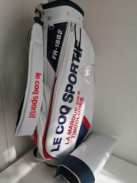 【美品】le coq sportif GOLF ルコック 軽量キャディバッグ