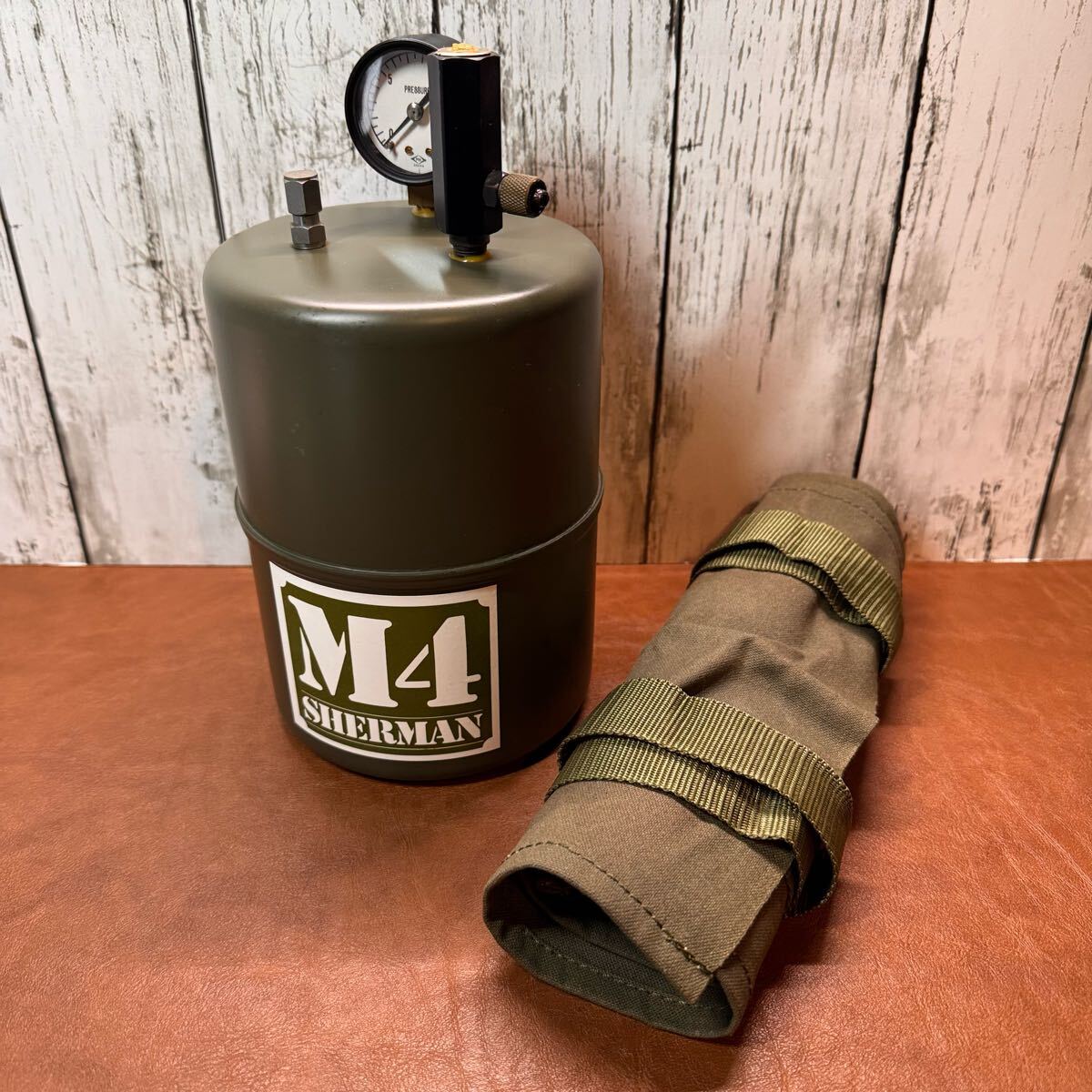 M4 SHERMAN箱付き エアーソフトガン用 エアーボンベ M4 SHERMAN箱付き エアーソフトガン用 エアーボンベ M4 SHERMAN