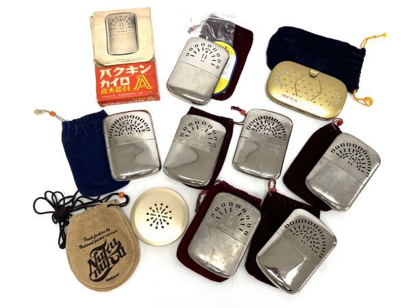 ハクキンカイロ 11羽 9羽 2個セット懐炉 昭和レトロ 点火芯付A レア品 Yahoo!オークション -「ハクキンカイロ」(雑貨) の落札相場