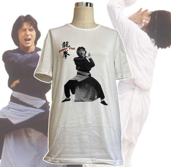★送料無料★「龍拳/ジャッキー・チェン Tシャツ Mサイズ」tface-g 【タグ:映画、アクセサリー】1 T07/04