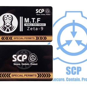★送料無料★「SCP財団 機動部隊 ゼータ-9/メクラネズミ 特別許可証/カード」tface-g 【タグ:アニメ】1 T07/02