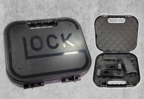 ★送料無料★「GLOCK/グロック ハンドガン 収納ボックス エアガン/ガスガン サバイバルゲーム/ガンシューティング」tface-g T07/04