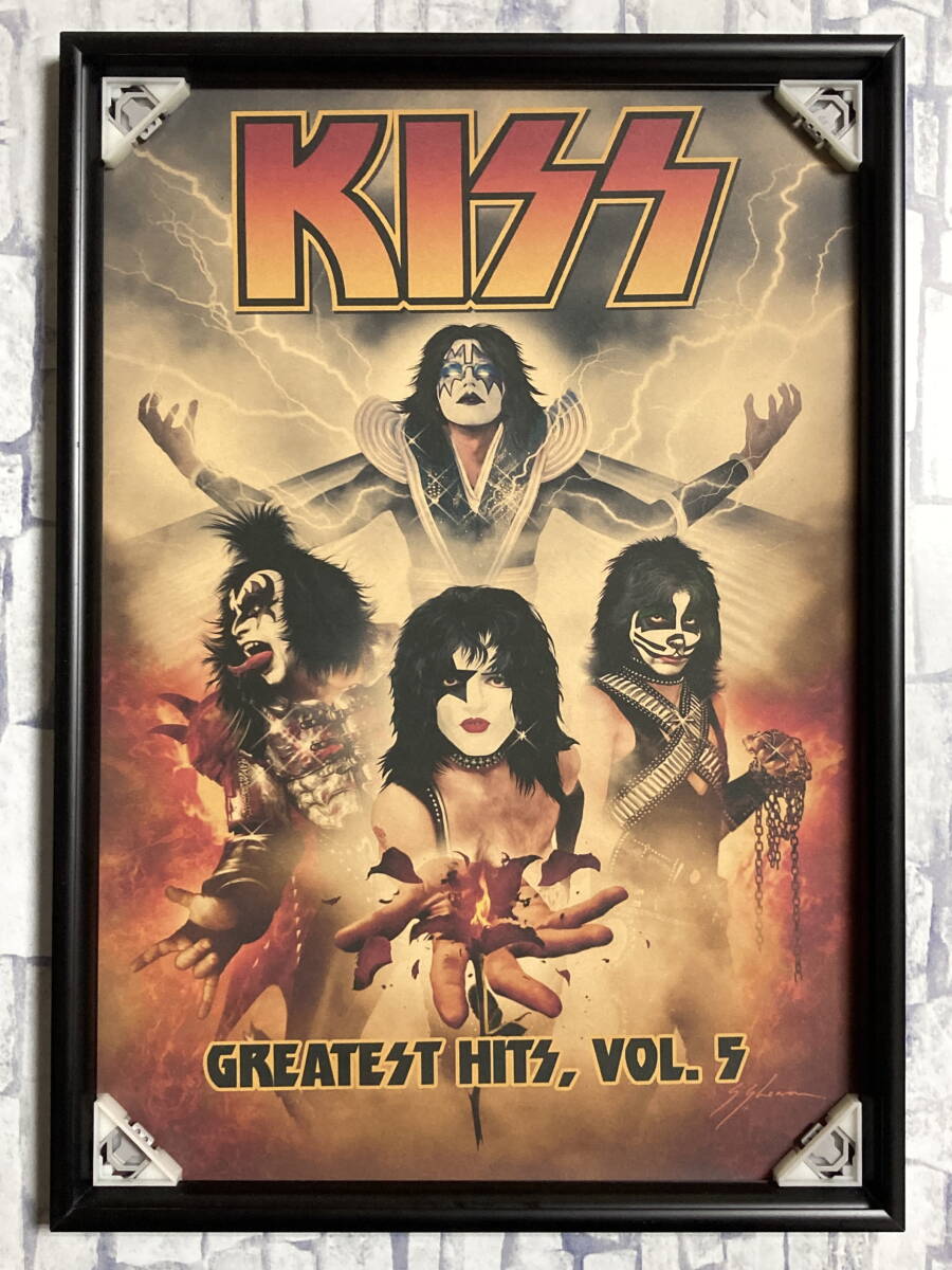 約50年前　KISS　キッス B2判（約51.5x72.8cm） ポスターパネル 約50年前 KISS キッス B2判（約51.5x72.8cm） ポスターパネル