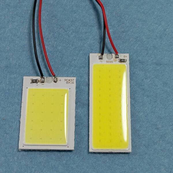 S500P S510P ハイゼットトラック ジャンボ 超爆光!T10 LED ルームランプ COB 全面発光 2点セット ホワイト ダイハツ /c24/c36