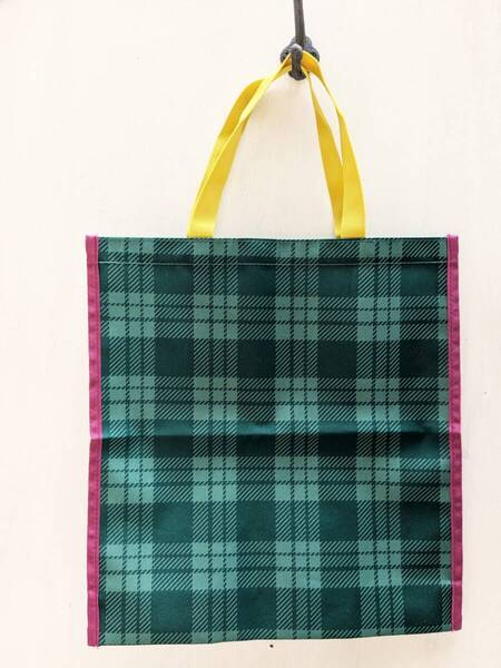 伊勢丹 トートバッグ 非売品 自宅保管未使用品 オリジナルトートバッグ 伊勢丹チェック エコバッグ