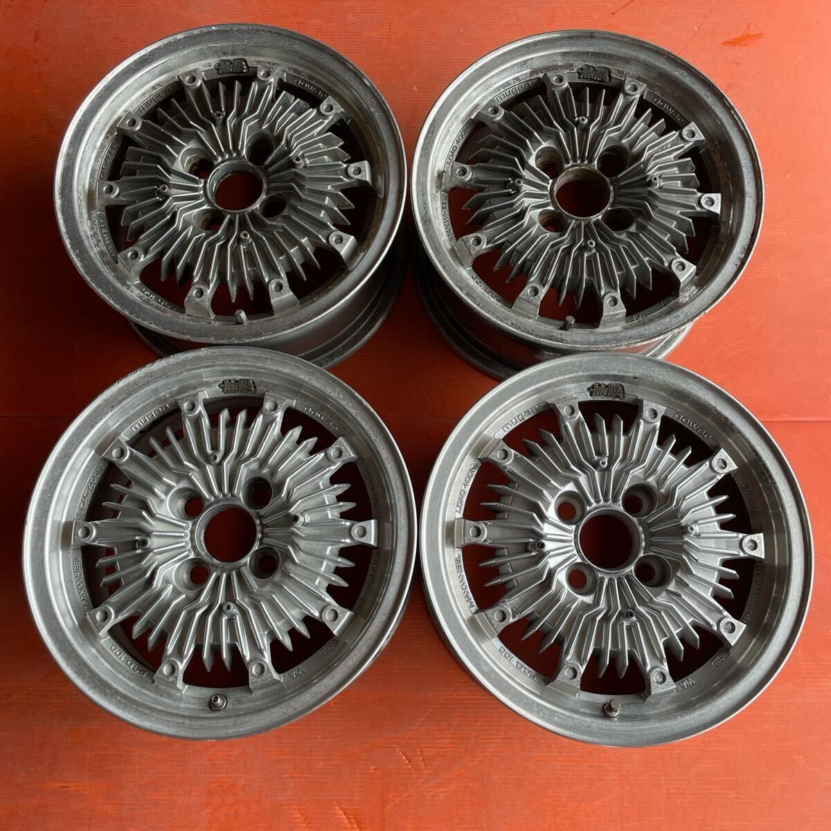 中古ホイール 無限 14X6JJ +38 4穴 PCD100 4本 2025年最新】無限(MUGEN) ホイールのおすすめ商品を探す - Yahoo