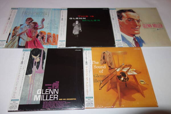 送料無料★グレン・ミラー楽団(Glenn Miller and His Orchestra) 初回生産限定盤 紙ジャケットCD 5枚セット★紙ジャケ レア