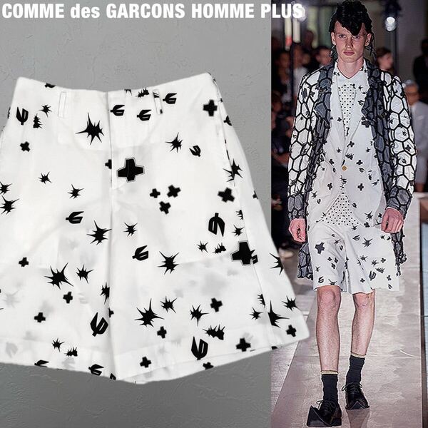COMME des GARCONS HOMME PLUS 15SS x 鈴木ヒラク ハーフパンツ コムデギャルソン オムプリュス アーカイブ