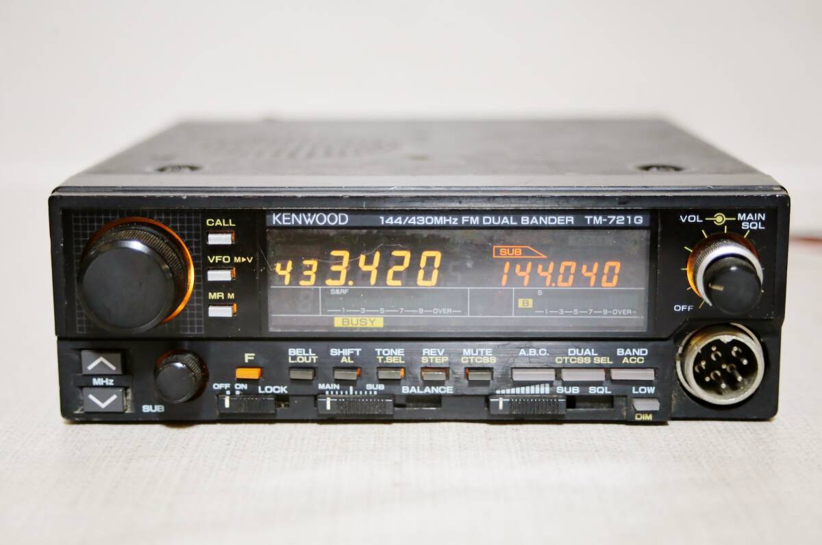 KENWOOD TM-721G 144/430MHz セット Yahoo!オークション -「tm-721g」の落札相場・落札価格