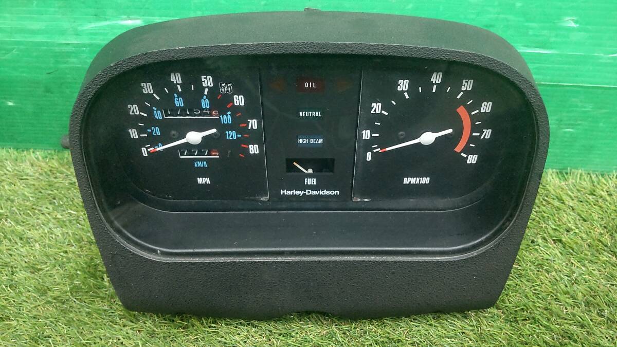 ハーレー　エボ　EVO タコメーター AUTO GAUGE 日本製 オートゲージ AUTOGAGE タコメーター 60mm