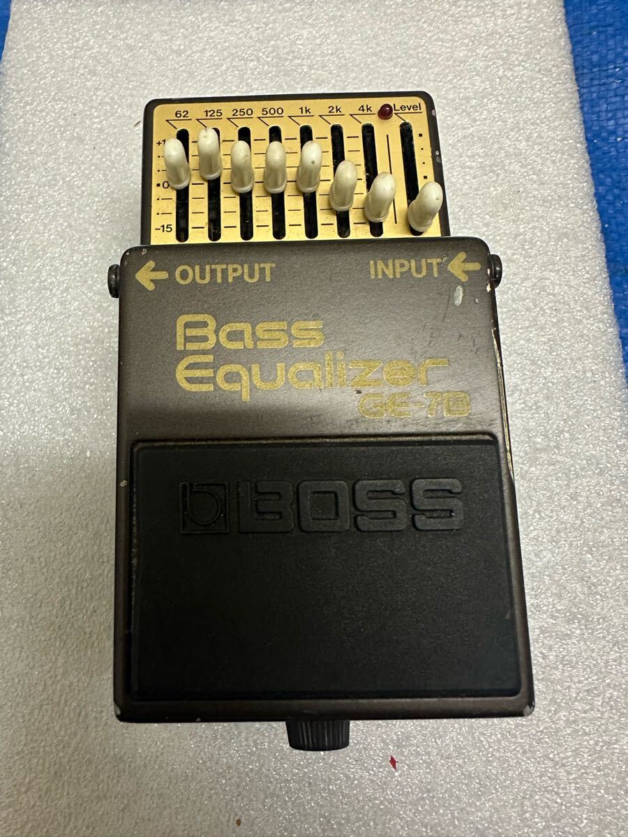 希少品 BOSS ベースエフェクター GE-7B 箱付 美品 動作未確認 現状品 Yahoo!オークション -「ge-7b boss」の落札相場・落札価格