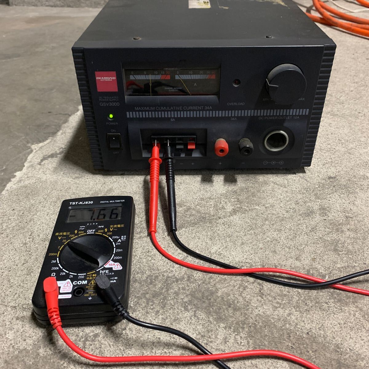 ジャンク DIAMOND GSV3000 DC電源供給装置 ジャンク DIAMOND GSV3000 DC電源供給装置 GSV3000 - Diamond
