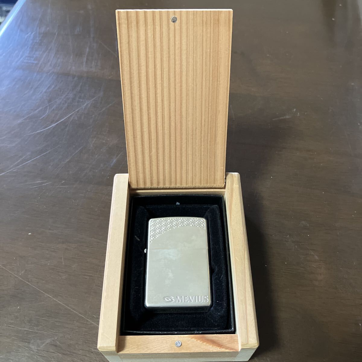 値下げ中‼️木箱オイルセット おまけも有り ZIPPO 木箱 オイルライター セットの商品詳細｜ミリタリー