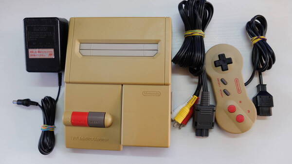 ニューファミコン本体セット HVC-101 AV仕様 電源コード/AVケーブル/コントローラー付属 管理番号:429