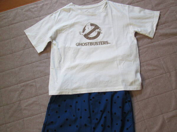 ザンパ Zof ZampaOrganic ゴーストバスターズGHOSTBUSTERS 半そでTシャツ M☆身幅ゆったりでS-L フリーサイズでいけます