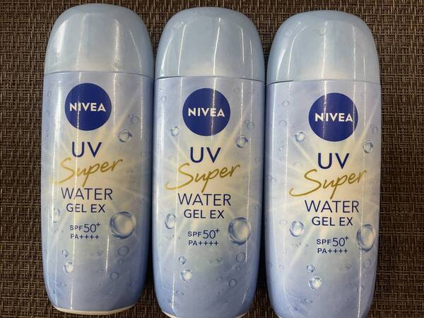 ニベア UV ウォーター ジェル EX 日やけ止め ほぼ 未使用 3本 セット ☆ 早い者勝ち 即決 送料無料 ☆