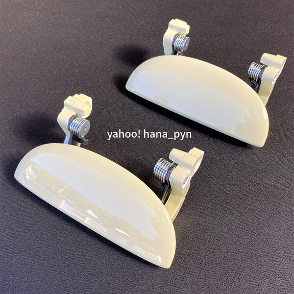 ★送料無料★ ダイハツ 新品 エッセ L235S L245S 左右 ドアノブ アウターハンドル 右 左 右側 左側 2個set♪ コットンアイボリー 黄色 T19